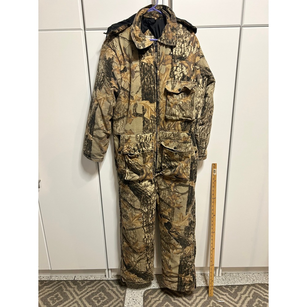 Northwest Territory Mens XL Insulated Hunting Coveralls Sniper Camo Suit